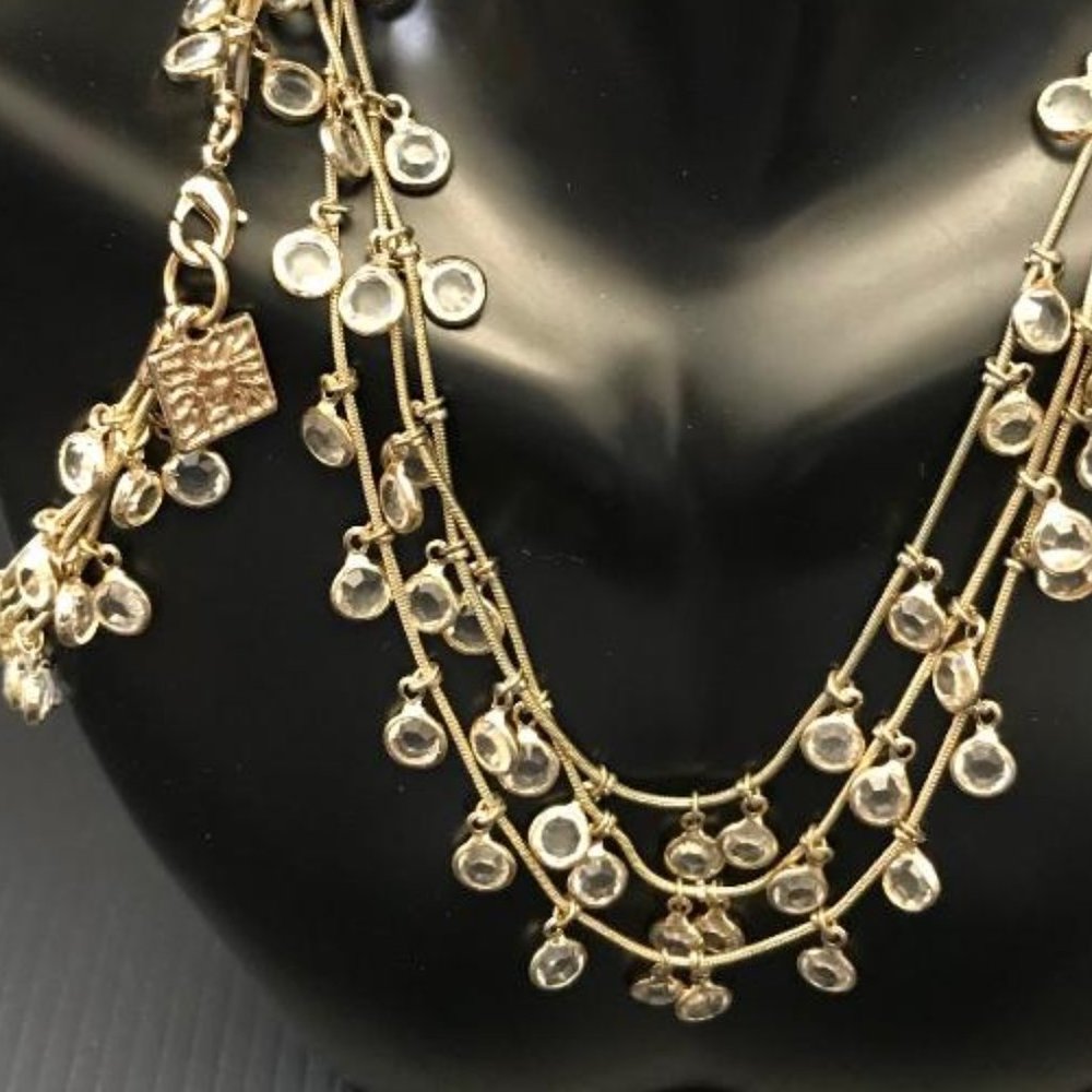 Anne Klein Antique Gold-Tone Necklace & Bracelet Set - Picture 4 of 7